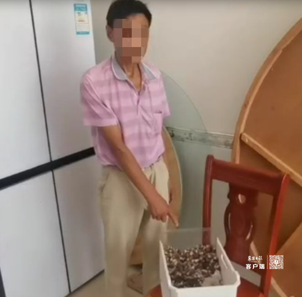 偷虾给孙子，想起外孙也爱吃，老汉前后偷盗100余斤小龙虾