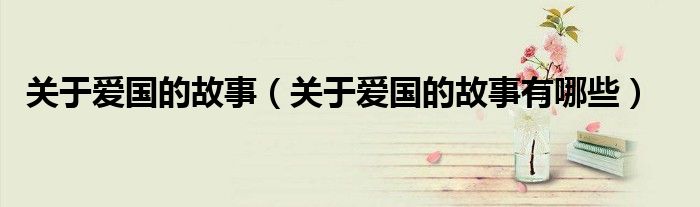 关于爱国的故事（关于爱国的故事有哪些）