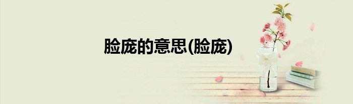 脸庞的意思(脸庞)