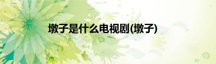 墩子是什么电视剧(墩子)