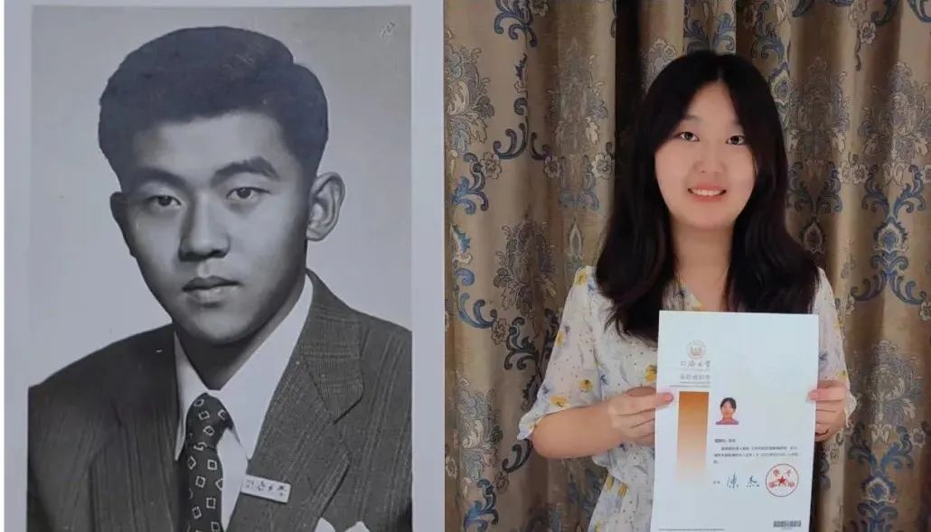 71年后，女孩以695分考上爷爷的母校，这是她的梦中情校