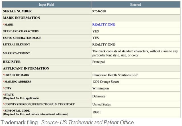 传苹果(AAPL.US)正为其AR/VR头显申请“Reality”商标 或于明年正式发布