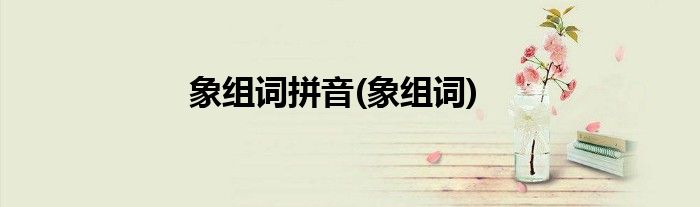 象组词拼音(象组词)