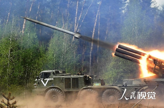 当地时间2022年4月28日，乌克兰，俄罗斯在乌克兰的特别军事行动仍在持续。