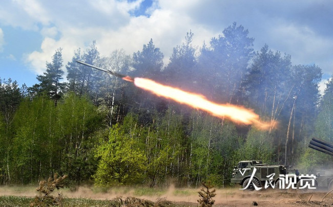 当地时间2022年4月28日，乌克兰，俄罗斯在乌克兰的特别军事行动仍在持续。