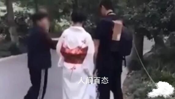 胡锡进谈女孩穿和服被带走