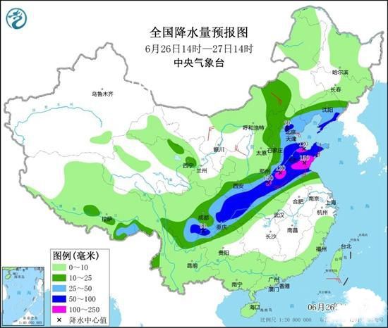 北方入汛来最强降雨开启 波及十余省 北方入汛以来最强降雨