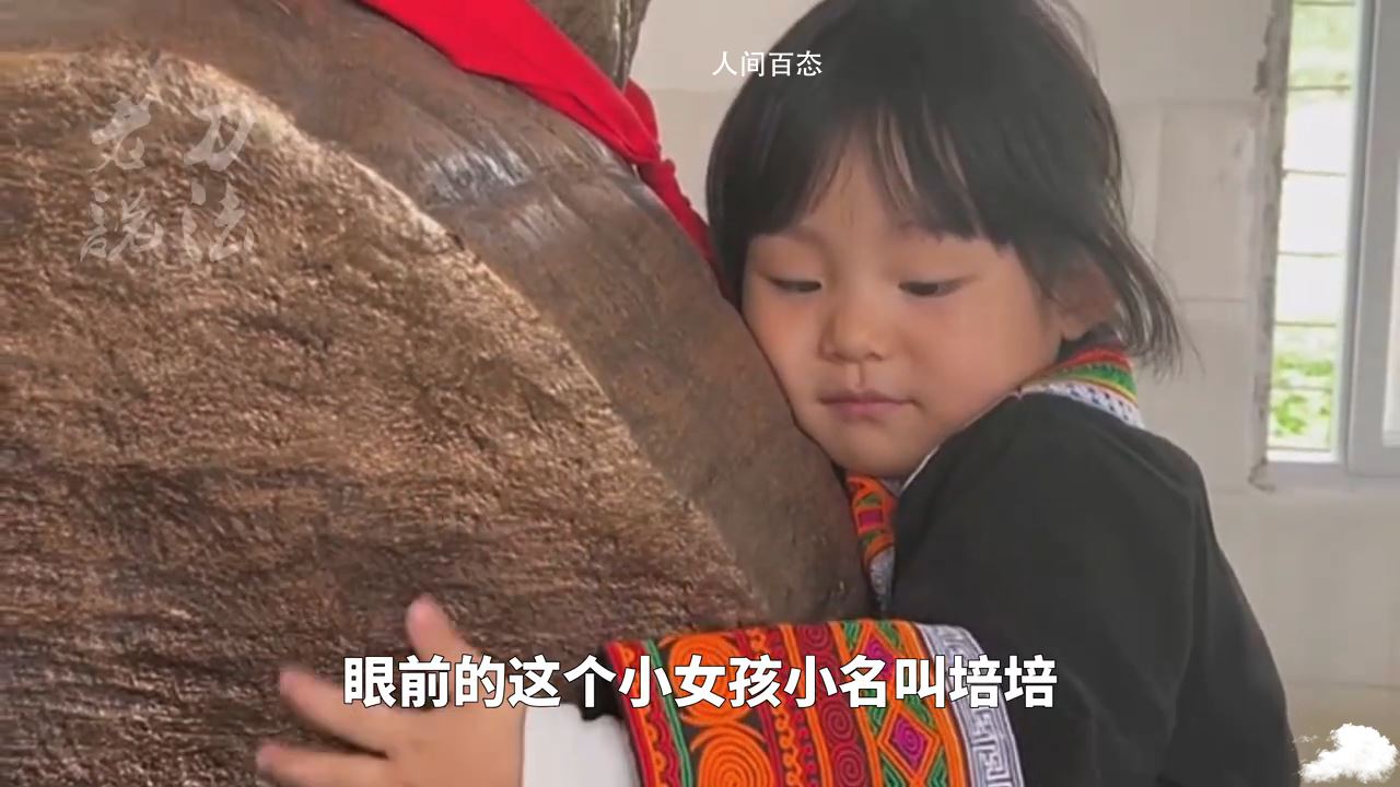 岁女儿一眼认出爸爸石像