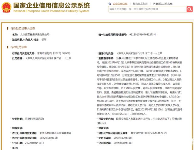 北京天堂超市酒吧执照被吊销 北京的天堂超市算酒吧吗