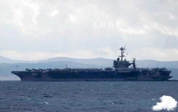 美军证实航母舰载机被吹入海里 目前已被捞出 美国航母沉入海底