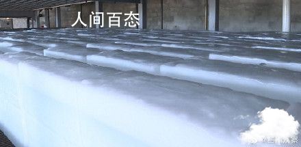 小伙高温天卖冰块日入过万 每十小时出冰一次一块冰重80斤 20斤冰块