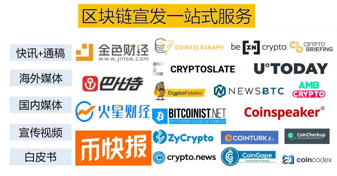 区块链媒体宣发-区块链项目媒体发布宣发推广平台-2022已更新