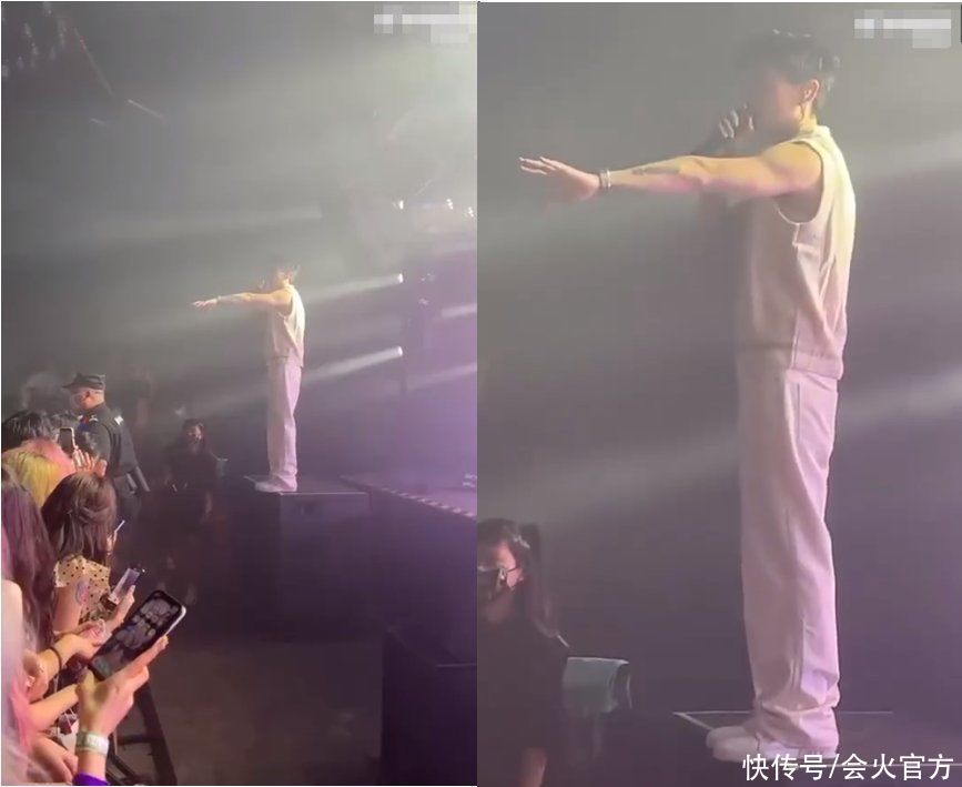 歌手满舒克活捉色狼！贴心保护女粉丝，暂停演唱会直接叫保安抓人