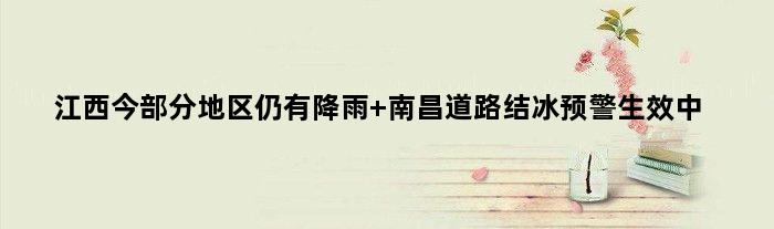 江西今部分地区仍有降雨 南昌道路结冰预警生效中