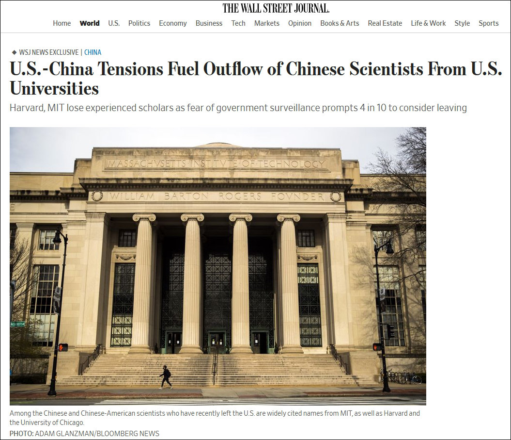 “越来越多华人学者放弃美国终身教职，回到中国”