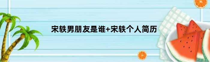 宋轶男朋友是谁 宋轶个人简历
