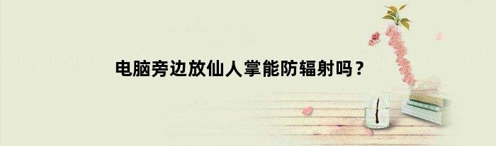 电脑旁边放仙人掌能防辐射吗？