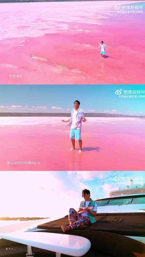 周杰伦《粉色海洋》MV，儿子罗密欧出镜，戴墨镜插兜耍帅像极了爸爸