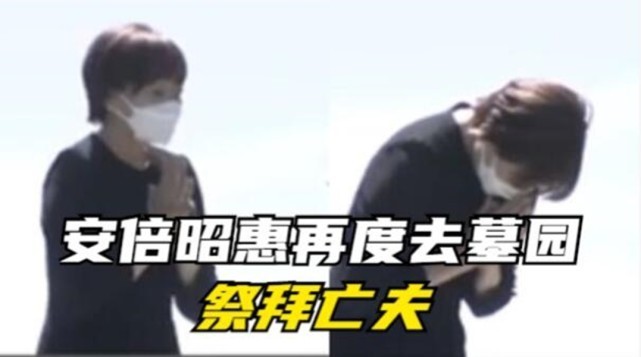 安倍昭惠去亡夫的墓园进行祭扫！没给男方家留下一儿半女相当自责