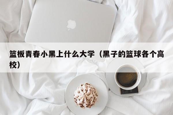 黑子的篮球各个高校（篮板青春小黑上什么大学）