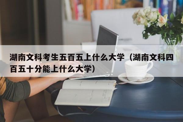 湖南文科四百五十分能上什么大学（湖南文科考生五百五上什么大学）