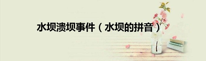 水坝的拼音(水坝溃坝事件)