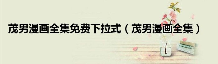 茂男漫画全集(茂男漫画全集免费下拉式)