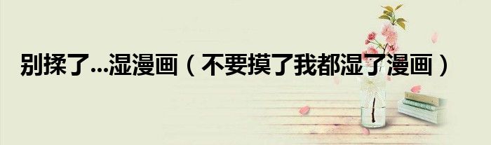 不要摸了我都湿了漫画(别揉了...湿漫画)
