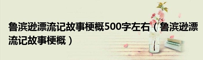 鲁滨逊漂流记故事梗概(鲁滨逊漂流记故事梗概500字左右)