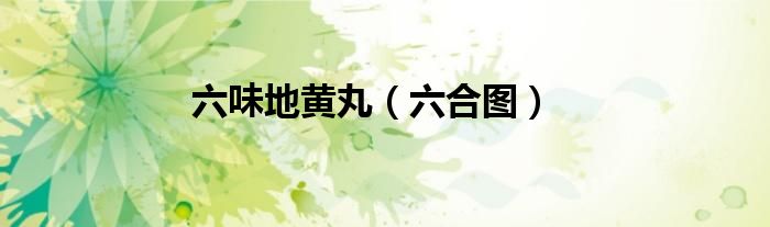 六合图(六味地黄丸)