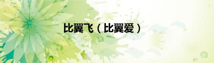 比翼爱(比翼飞)