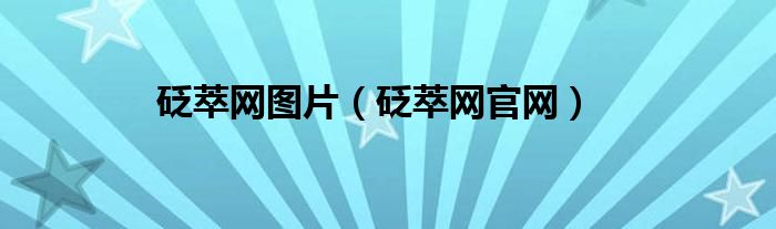 砭萃网官网(砭萃网图片)