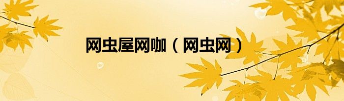 网虫网(网虫屋网咖)