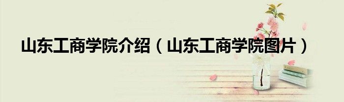 山东工商学院图片(山东工商学院介绍)