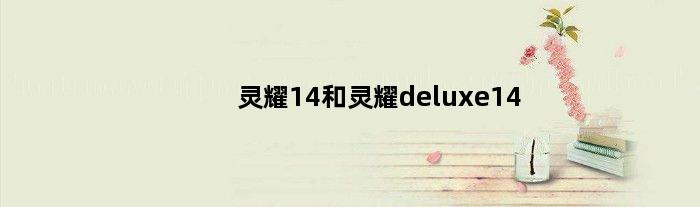 灵耀14和灵耀deluxe14(灵耀14和天选哪个好)