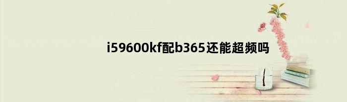i59600kf配b365还能超频吗(i5 9600kf配技嘉b365m主板)