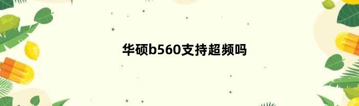 华硕b560支持超频吗(华硕b560能升级那些东西)
