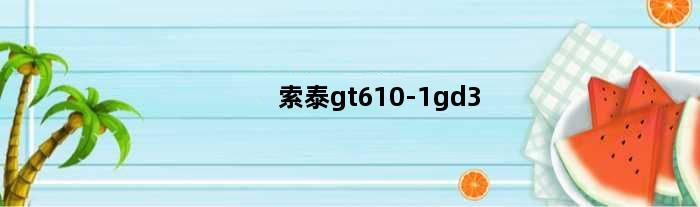 索泰gt610-1gd3(索泰ZTC61D3M1D能配什么CPU)