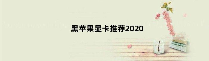 黑苹果显卡推荐2020(黑苹果显卡买哪个)