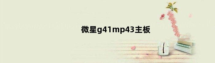 微星g41mp43主板(微星G41MP21主板上的红色按钮是干什么用的)