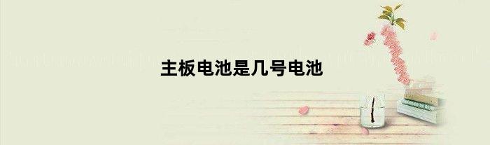 主板电池是几号电池(主板上的电池是什么型号的)