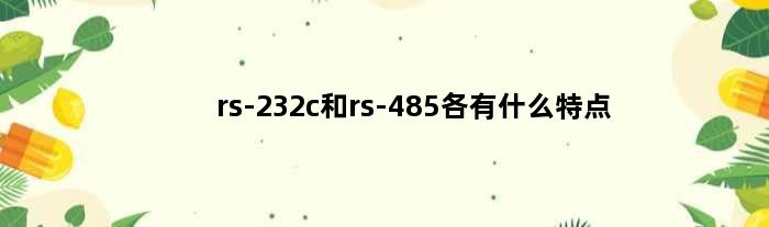 rs-232c和rs-485各有什么特点(rs232和ch340分别是什么有什么功能)