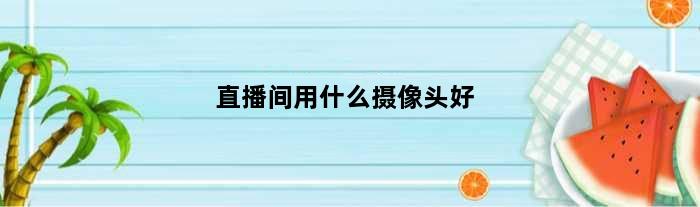 直播间用什么摄像头好(直播间用什么标准的摄像头)