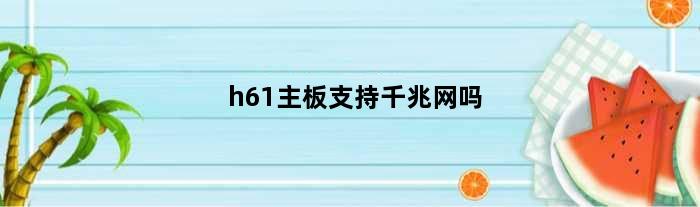 h61主板支持千兆网吗(h61是千兆网卡吗)