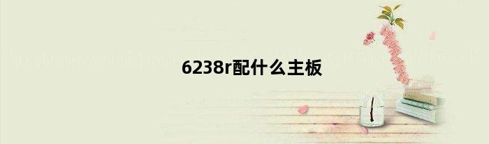 6238r配什么主板(6238R配什么主板)