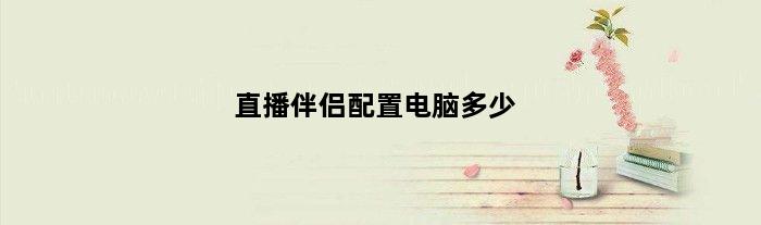 直播伴侣配置电脑多少(直播伴侣在笔记本上开播要装什么系统)