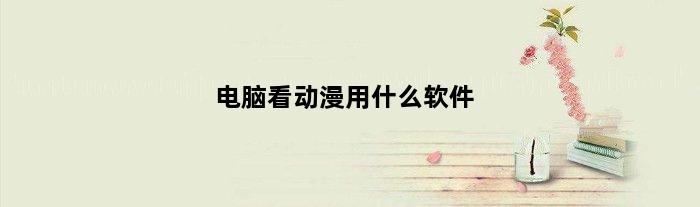 电脑看动漫用什么软件(电脑看动漫到哪个网站好一点)